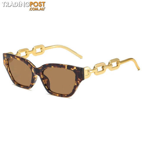 Afterpay Zippay LeopardCat Eye Sunglasses Women Vintage Glasses Black Sun Glasses Female UV400 Golden Eyewear