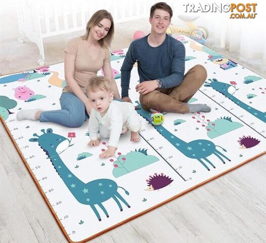  200cmX180cmX0.5cmBaby Crawling Mat Thick Living Room Children's Home Foam Animals Play Mat Moisture-proof Game Gym Rug Kids Carpet