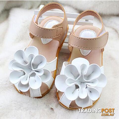 Afterpay Zippay White / 8Summer children shoes girls sandals princess beautiful flower Sandals baby Shoes sneakers sapato infantil menina