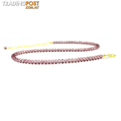 Afterpay Zippay PurpleBlack Beads Short Necklace For Women Choker s Fashion Jewelry Party