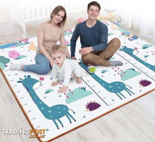  180cmX120cmX0.5cmBaby Crawling Mat Thick Living Room Children's Home Foam Animals Play Mat Moisture-proof Game Gym Rug Kids Carpet