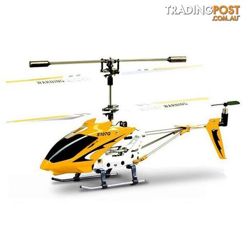  YellowOriginal Syma S107G S107 Mini Drones 3CH RC Flying Toy Gyro Radio Control Metal Alloy Fuselage RC Helicoptero Mini Copter Toys