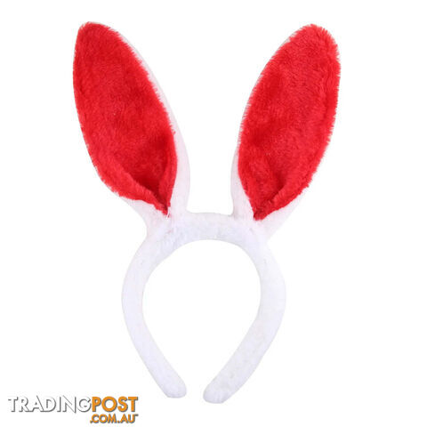Afterpay Zippay RedPlush Bunny Ears Headbands,Assorted Color Rabbit Ear Hairband for Easter Halloween Costume Party Favor