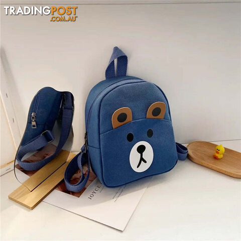 Afterpay Zippay blue1Cute Children School Bags 3d Cartoon Animal Plush Kids Backpack Kindergarten Boys Girls Schoolbags Mini Small Backpack