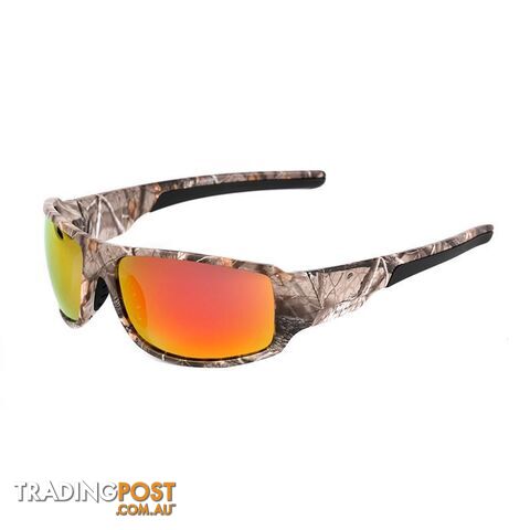  2218MIRTop Sport Driving Fishing Sun Glasses Camouflage Frame Polarized Sunglasses Men/Women Designer