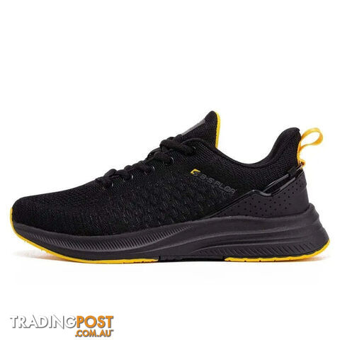Afterpay Zippay 44 / BlackMen Running Shoes Lightweight Sport Shoes Mesh Breathable Casual Sneakers Non-Slip Outdoor for Men