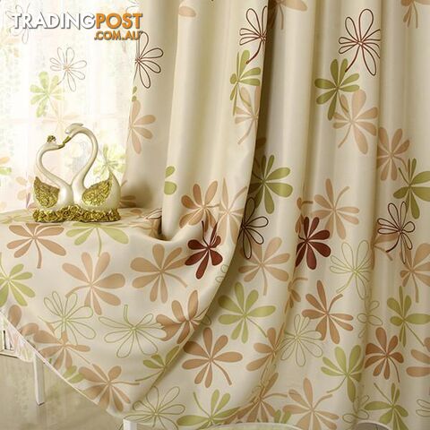  Green curtain / W500xH250cm / 1 Tab TopFinished Pink Petal Window Curtains for Living Room the Bedroom Kitchen Window Treatments Drapes Panel