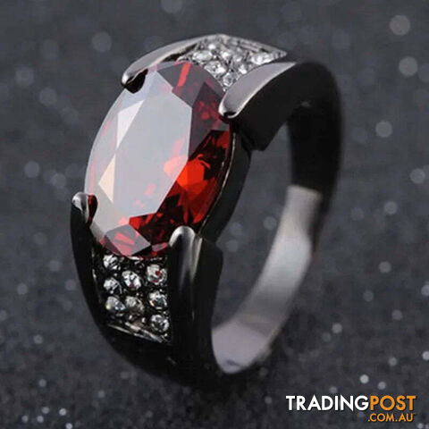 Afterpay Zippay 13 / CR6354redVintage Jewelry Rings for Men Gothic Stainless Steel Ring Gold Color Fidget Ring Mens Jewellery Indian Jewelr