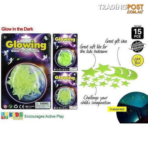Space Glow in the Dark 15pcs - 9315892255690