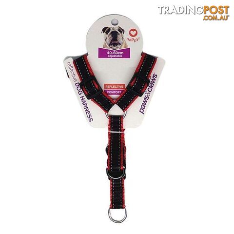 Pet Dog Harness Reflective Edge Red 2cmx60cm - 800421