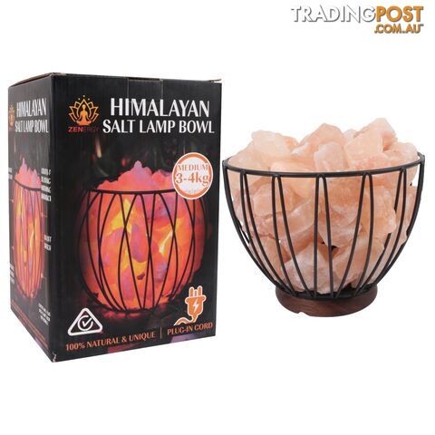 Zen Energy Himalayan Salt Lamp Bowl 3.5kg - 9328644076696