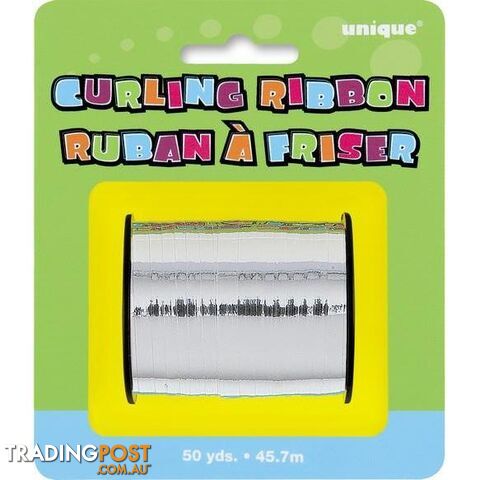 Curling Ribbon 457m 50yds - Silver - 011179485017