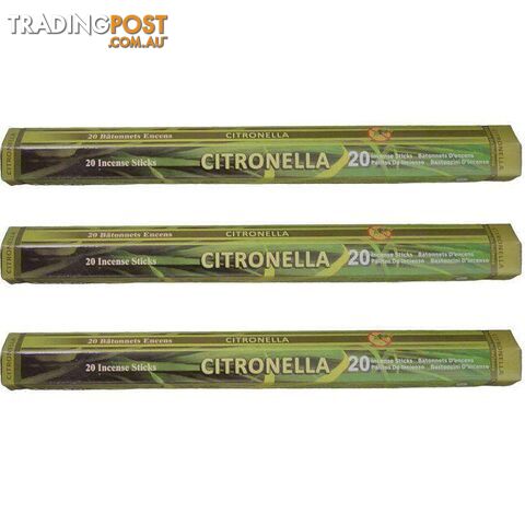 Incense Citronella - 20 Sticks - 9328644025175