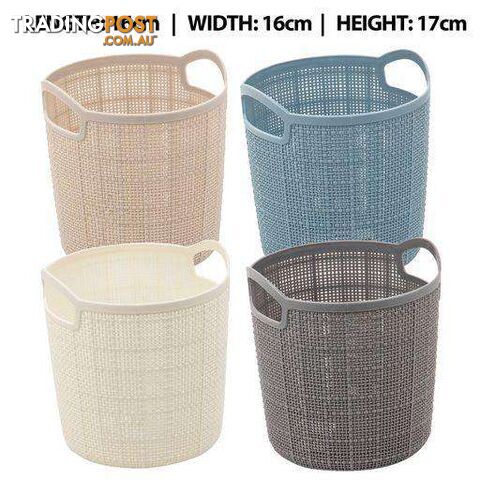 Basket 2.5L Fabric Pattern 16x17cm - 9328644052485