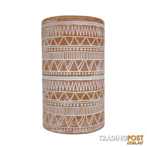 Tall Terracotta Pot Vase 13x21cm - 800375