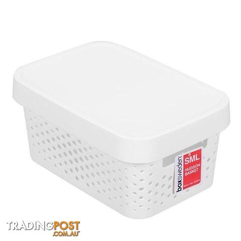 Hudson Basket with Lid 26x17x12cm - 9340957044513 - photo 2 of 3