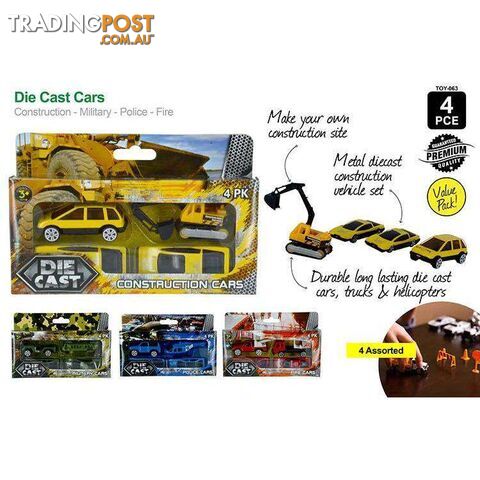 Car and Truck Sets 4pce - 9315892255928