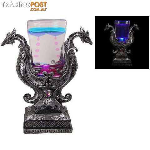 Twin Dragons Lava Lamp 27cm - 9319844623698