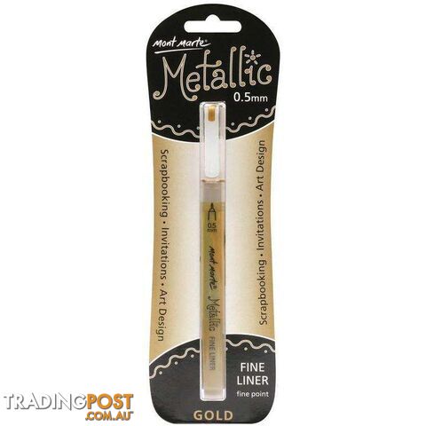 Metallic Marker Fine Point - Gold - 9328577014697