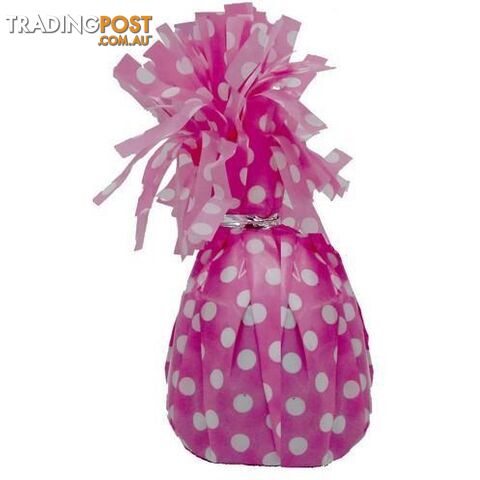Dots Hot Pink Balloon Weight - 9311965441557