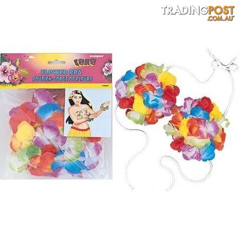 Luau Rainbow Flower Bra - 011179192090