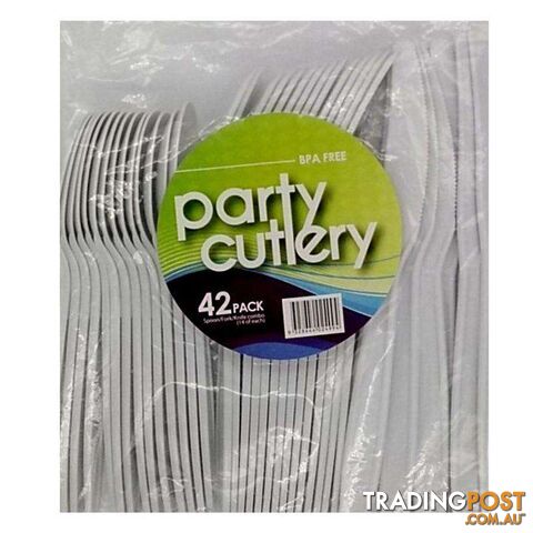Party Cutlery Set 42 Pk - 9328644024994
