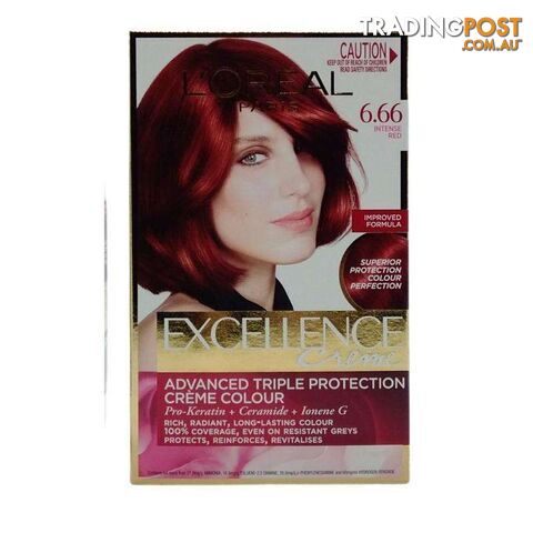 Loreal Creme Hair Colour 6.66 Intense Red - 3600522247821