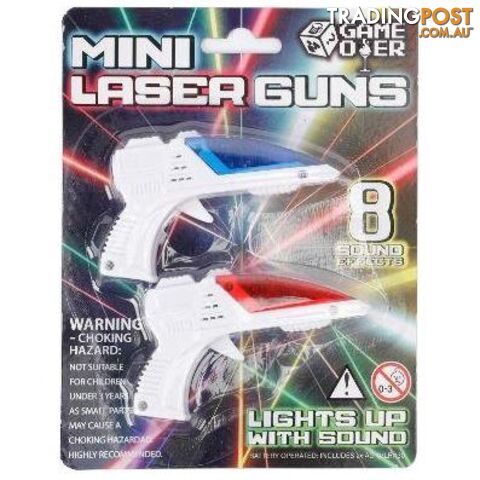 Mini Laser Guns 2Pk - 9328644066796