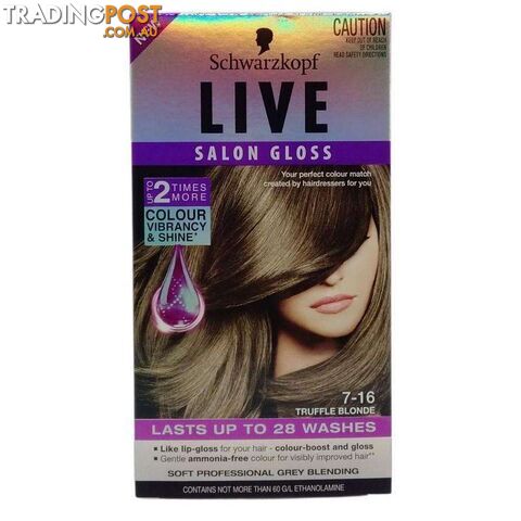 Schwarzkopf Live Gloss Truffle Blonde - 9310714220719