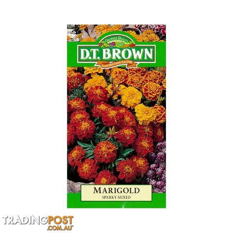 Marigold Sparky Mixed Seeds - 5030075002871