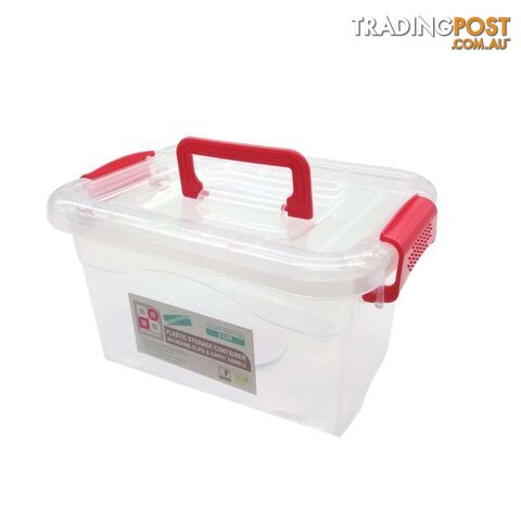 Plastic Storage Container with Clips & Carry Handle 2L - 9332625061076