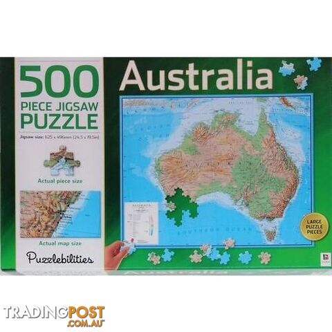 Jigsaw Australia 500pcs - 9781743633427