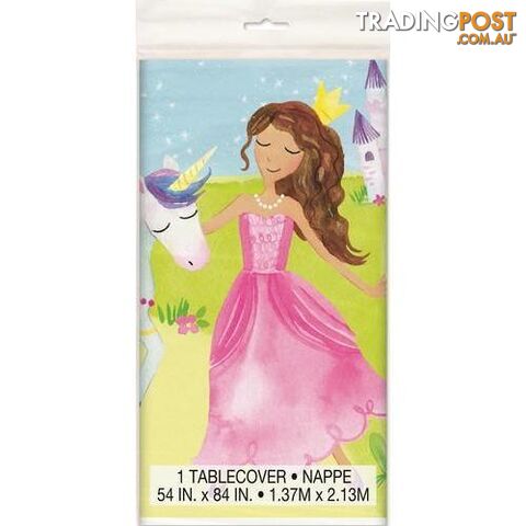 Magical Princess Printed Tablecover 137cm x 213cm (54 x 84) - 011179583737