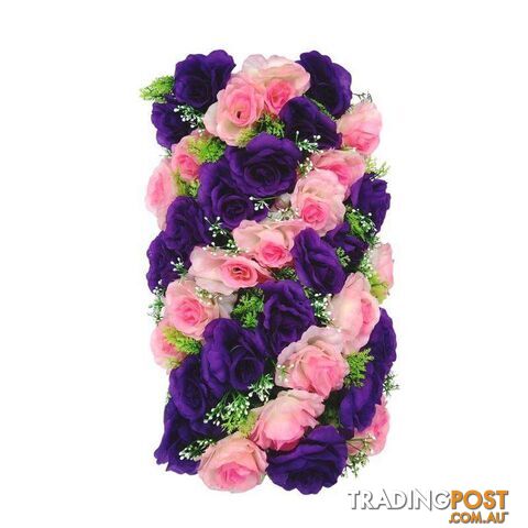 Artificial Flower Rectangle Purple Pink - 800402