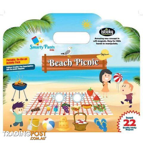 Magnetic Kids Activity Board Picnic On The Beach - 800482
