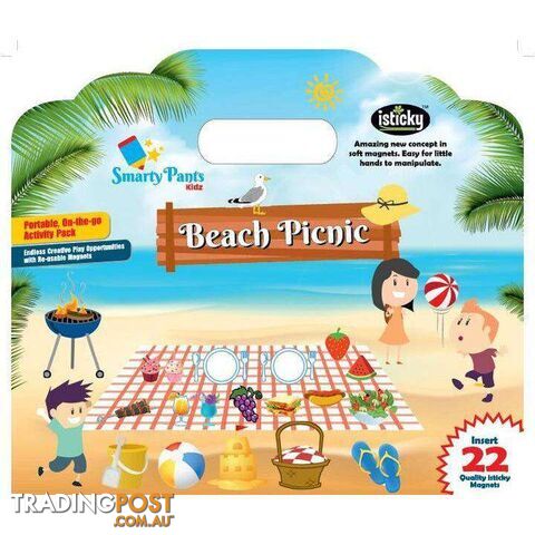 Magnetic Kids Activity Board Picnic On The Beach - 800482