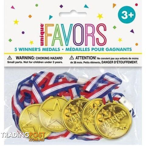 5 Winner Medals - 011179847716