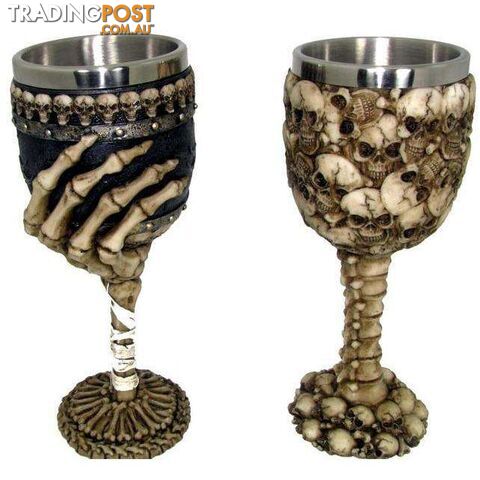 Skull Goblet Gift Boxed 2 Assorted - 9319844314893