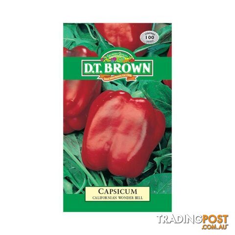 Capsicum Californian Wonder Seeds - 5030075022503