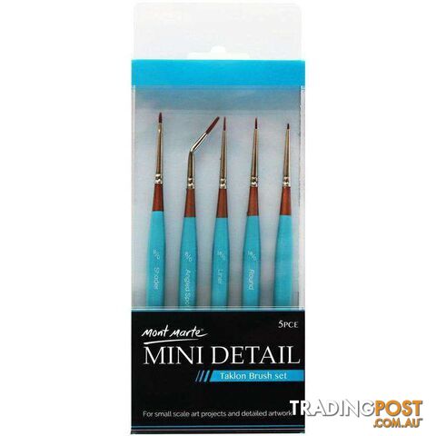 Mini Detail Brush Set 5pce - 9328577032073
