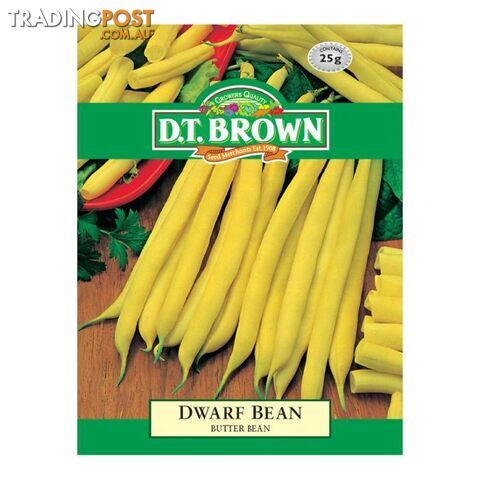 Dwarf Bean Butter Bean Seeds - 5030075020271