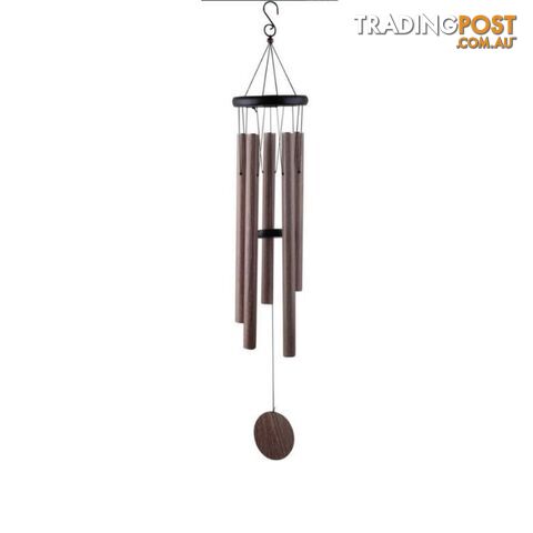 5 Tube Wood Look Wind Chime - 9319844593908