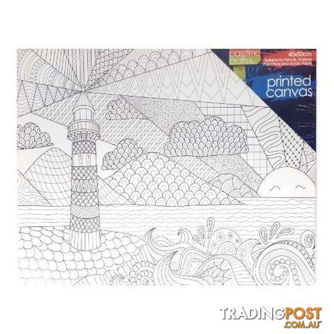 Printed Colour In Canvas 40x50cm Lighthouse - 800995