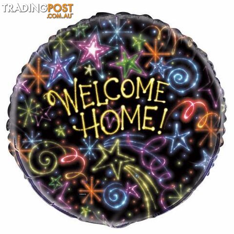 Star Welcome Home 45cm (18) Foil Balloon Packaged - 011179539949
