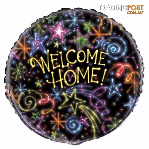 Star Welcome Home 45cm (18) Foil Balloon Packaged - 011179539949