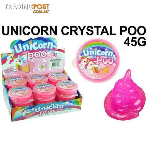 Unicorn Crystal Poo Toy - 9315892273892