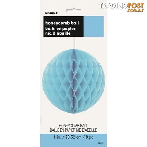 Honeycomb Ball Powder Blue 20cm (8) - 011179632213