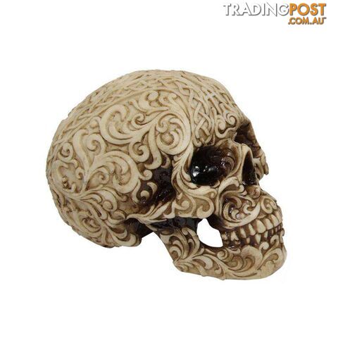Tribal Bone Colored Skull 14cm - Solid - 800256