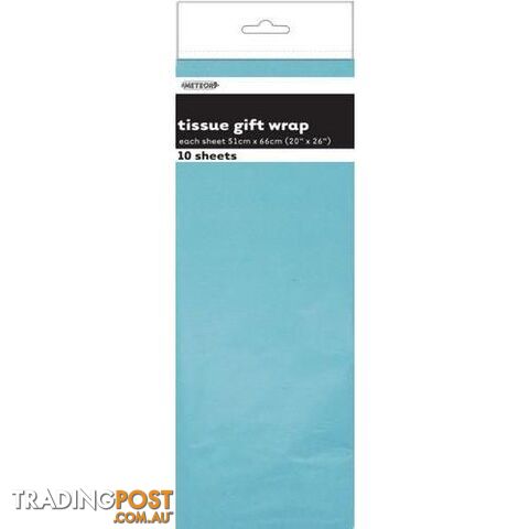 10 Tissue Sheets - Powder Blue - 011179062836