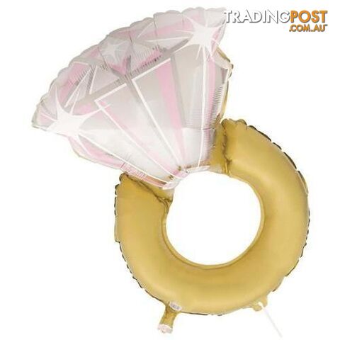 Diamond Ring Shape 81.2cm (32) Foil Balloon - 011179565535